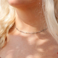 Load image into Gallery viewer, Stainless Steel Paperclip Chain Necklace