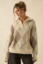 Load image into Gallery viewer, Arlie Argyle Sweater