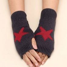 Load image into Gallery viewer, Star Fingerless Gloves
