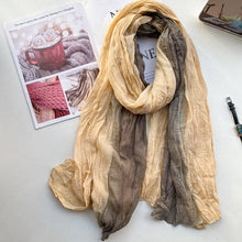 Load image into Gallery viewer, Gradient Soft Crinkle Scarf