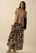 Load image into Gallery viewer, Zoe Color Block Sweater