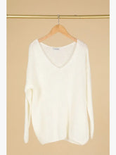 Load image into Gallery viewer, V-neck mohair sweater