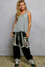 Load image into Gallery viewer, Black Lace Tank Top