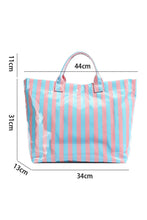 Load image into Gallery viewer, Glossy Striped Tote Bag