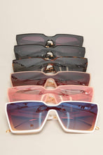 Load image into Gallery viewer, Unisex Color block Rectangular Sunglasses