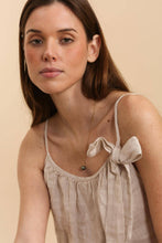 Load image into Gallery viewer, Italian Linen Bow Strap Dress