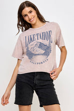 Load image into Gallery viewer, Tahoe Mineral Washed Long Crop Tee Shirt