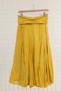 Italian Cotton Maxi Skirt