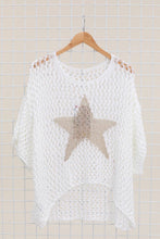 Load image into Gallery viewer, French Cotton Knit Sweater with Star
