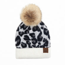 Load image into Gallery viewer, CC Beanie Leopard Winter Hat