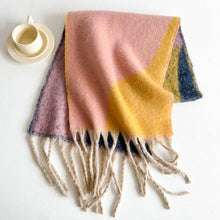 Load image into Gallery viewer, Mandy Cozy Long Fringe Wool Scarf