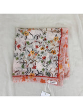 Load image into Gallery viewer, Scarvii - Vintage Floral Border Square Scarf