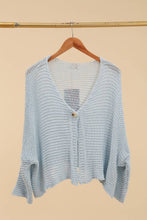 Load image into Gallery viewer, Oversized Cotton Knit Cardigan I