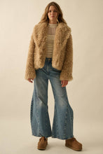 Load image into Gallery viewer, Farrah Faux Fur Shawl-Collar Jacket