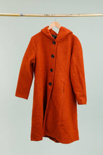 Load image into Gallery viewer, Petra Long Chocolate Wool Coat Italy