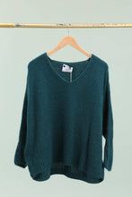 Load image into Gallery viewer, Eloise Oversized V Neck Sweater Wool Mohair Blend - Italian