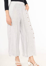 Load image into Gallery viewer, Italian Linen Pants Button Detail