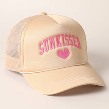 Load image into Gallery viewer, Sunkissed Embroidery Foam Mesh Back Trucker Hat