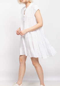 Cap Sleeve Italian Linen dress