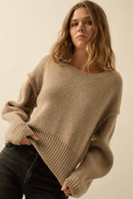 Load image into Gallery viewer, Starlight Winter Aqua Sweater