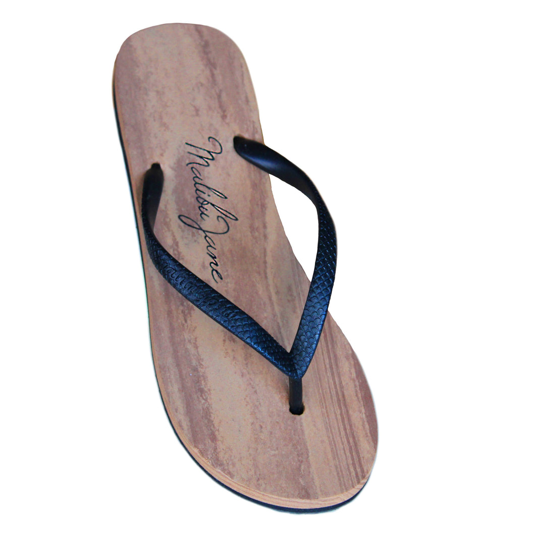 Huntington Flip Flops Black