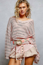 Load image into Gallery viewer, Shay Blush Sheer Sweater