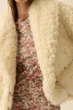 Load image into Gallery viewer, Farrah Faux Fur Shawl-Collar Jacket
