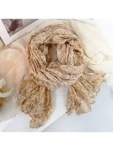 Load image into Gallery viewer, Scarvii - Floral Crinkle Lightweight Scarf
