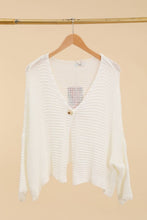 Load image into Gallery viewer, Oversized Cotton Knit Cardigan I