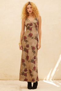 Antique Floral Maxi Dress
