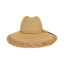 Load image into Gallery viewer, Fringe Trim C.C Panama Sun Hat