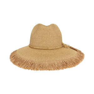 Fringe Trim C.C Panama Sun Hat