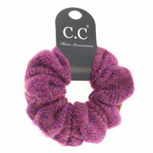 Load image into Gallery viewer, Two-tone Knit Ponytail C.C Women's Scrunchie
