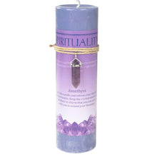 Load image into Gallery viewer, Crystal Energy Pendant Candle