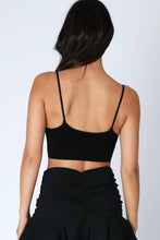 Load image into Gallery viewer, Lace Trim Shirred Bralette