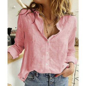 Rosa Linen Buttondown Shirt