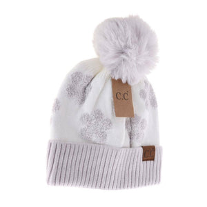 Daisy Patterned C.C Beanie