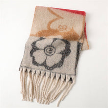 Load image into Gallery viewer, Vera Vintage-Inspired Cozy Floral Wrap Scarf