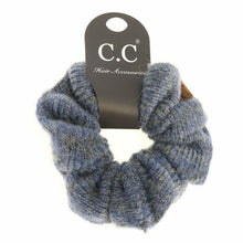 Load image into Gallery viewer, Two-tone Knit Ponytail C.C Women's Scrunchie