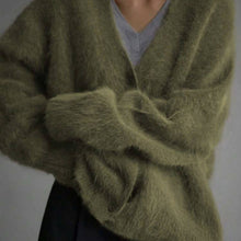 Load image into Gallery viewer, Willow Cozy Faux Mink Cardigan Sweater