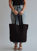 Load image into Gallery viewer, Black &amp; Cream Aztec Tote