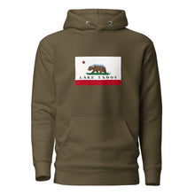 Load image into Gallery viewer, Unisex Hoodie CA Flag with Bear - Lake Tahoe