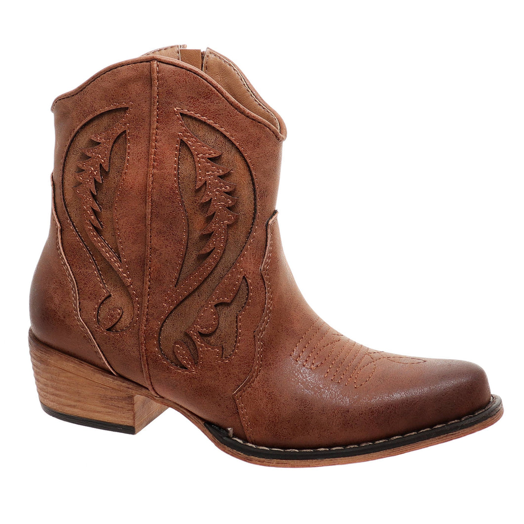 Short Cowboy Booty Boot
