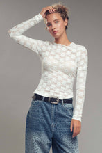 Load image into Gallery viewer, Romantic Floral Stretch Lace Top