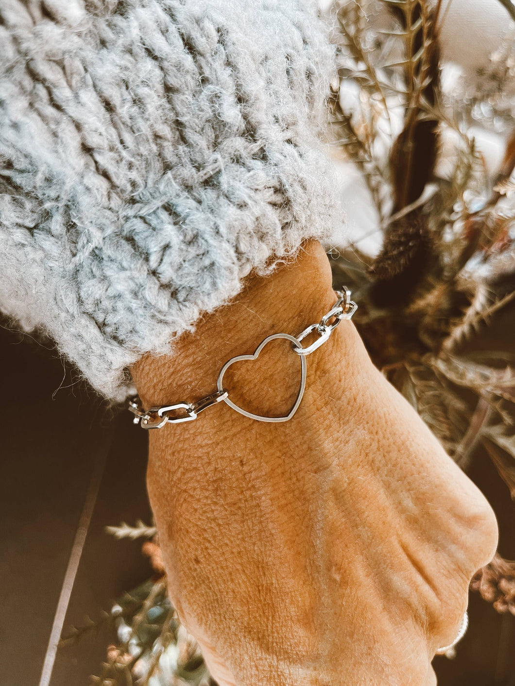 Open Heart Bracelet