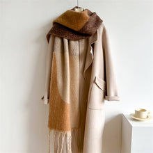 Load image into Gallery viewer, Mandy Cozy Long Fringe Wool Scarf
