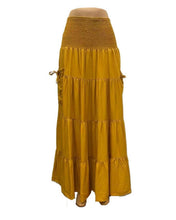 Load image into Gallery viewer, Boho Tiered Skirt with Cargo Pockets