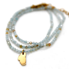 Load image into Gallery viewer, Lake Tahoe Gemstone Necklace