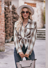 Load image into Gallery viewer, Women&#39;s Loose Flannel Plaid Shirt