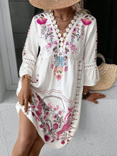 Load image into Gallery viewer, Valerie Lace V Neck Dress